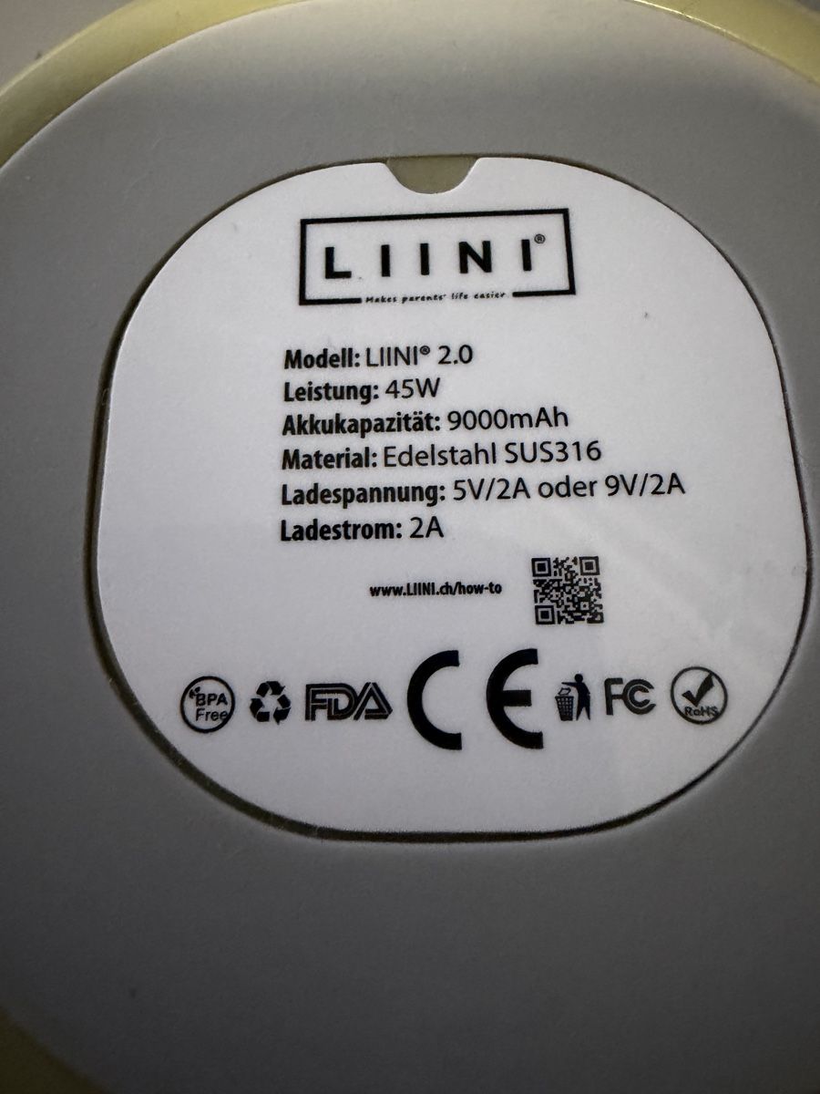 Liini Baby-Mahlzeiten: Liini Schoppenwärmer 2.0  – Gebraucht aus Berneck von inamoktal 2