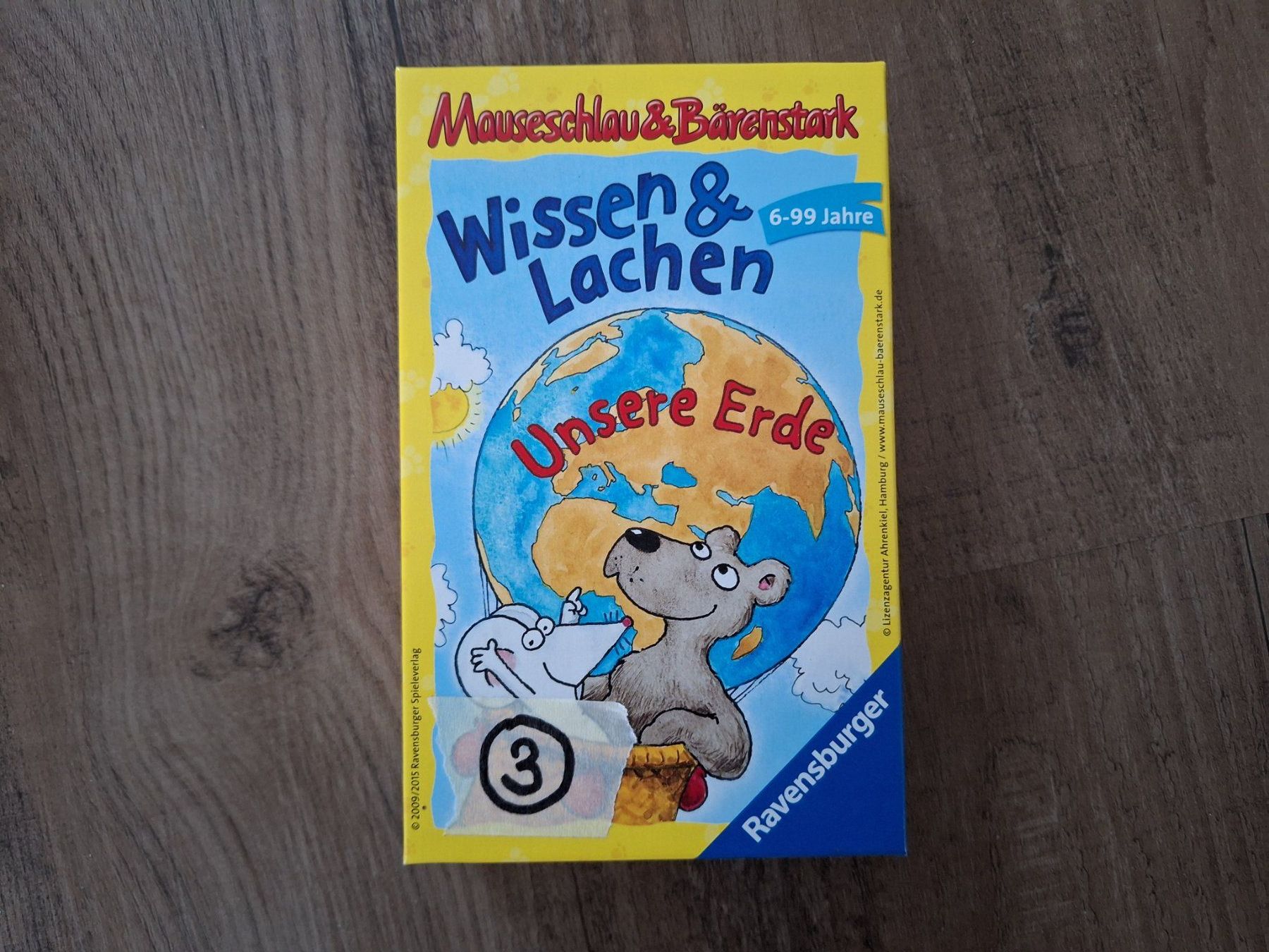 Ravensburger Giochi: Ravensburger "Wissen & Lachen - Unsere Erde" – Usato da Hergiswil LU venduto da gmc01