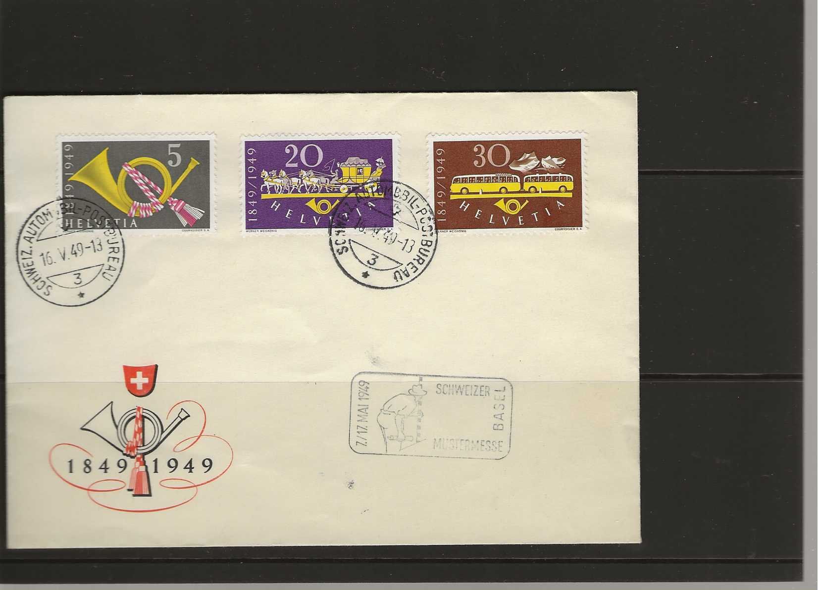 Buste & buste per spedizione: enveloppe Mustermesse Basel 1949 – Usato da Sorvilier venduto da carose01