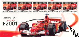 Block "Ferrari. Formel 1". Gibraltar.