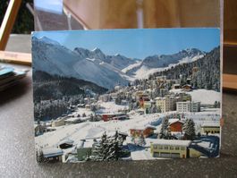 Arosa Dorf 1967 Postkarte  2