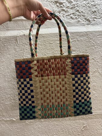 Woven Basket Bag