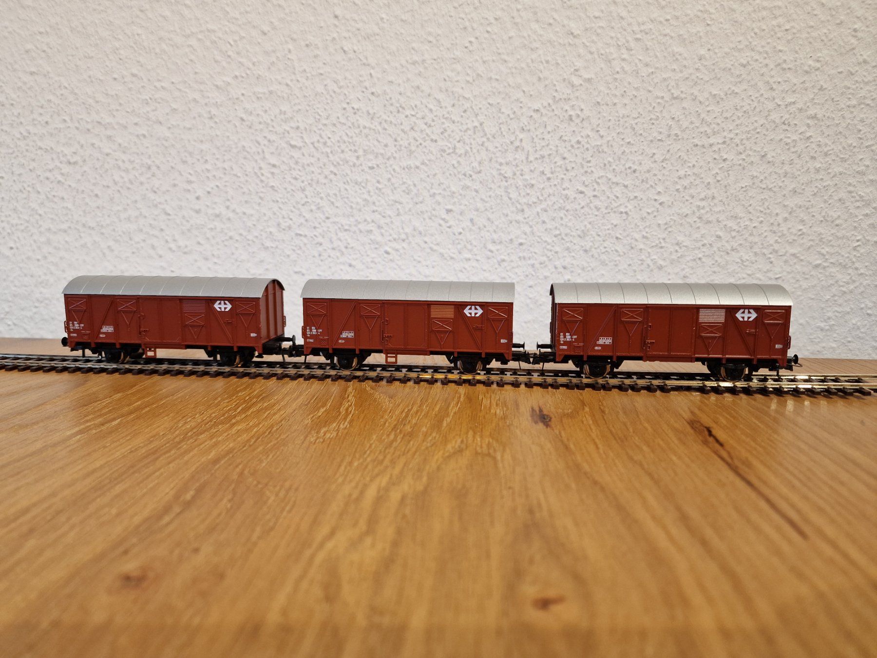 Roco Trains électriques: 3x SBB Güterwagen H0 – D'occasion à Matten b. Interlaken par lor_hr9w