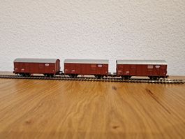 3x SBB Güterwagen H0