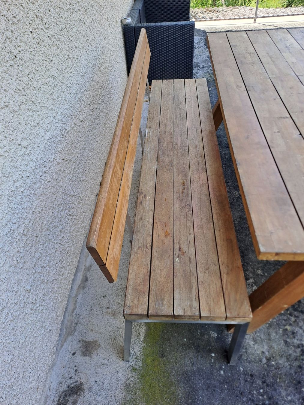Set di tavolo e panche: Holztisch mit zwei Bänken – Usato da Steffisburg venduto da Schnorri1 1