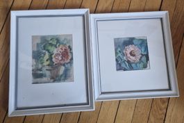 2 Aquarell Signiert Bächtiger 