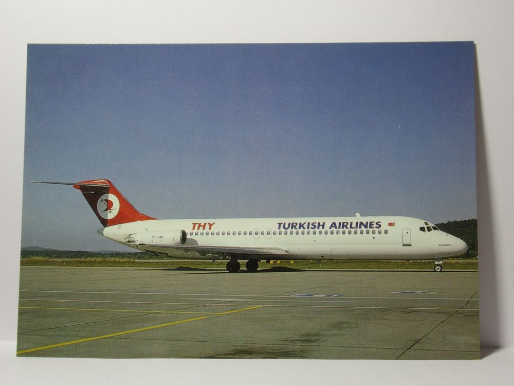 Flugzeug THY Turkish Airlines Ansichtskarte Kaufen auf Ricardo