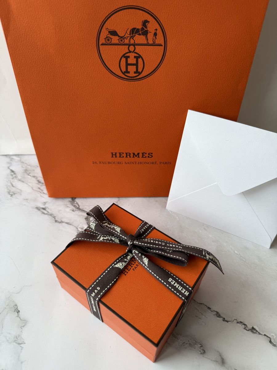 Hermès Bracciali & Braccialetti: Hermès Bracelet Clou d'H, petit modèle – Nuovo e nell'imballaggio originale da Genève venduto da Sally_LuxxyGeneva 3