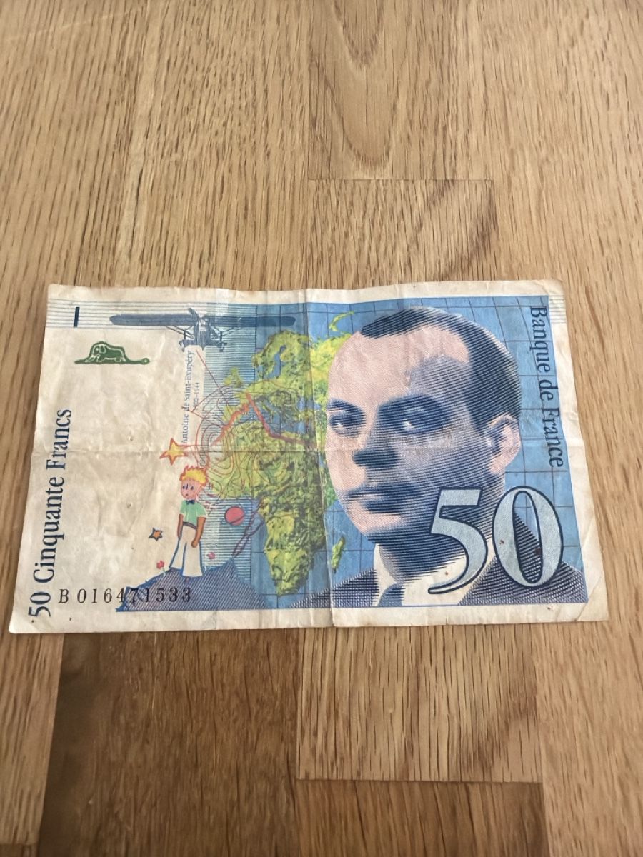 Banconote: FRANCE -50 Francs - 1944 - RARE NOTE – Usato da Uitikon Waldegg venduto da Sa_v9gp