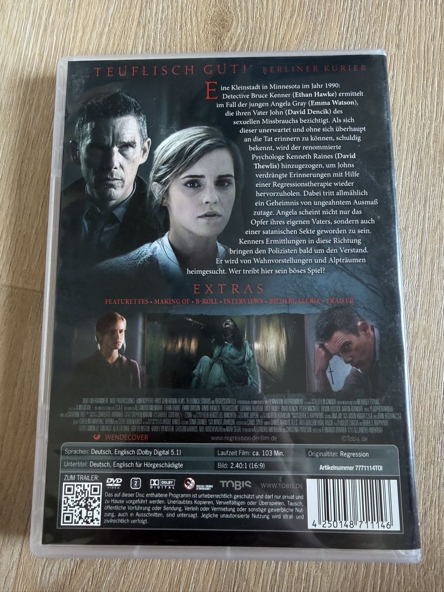 Tutti i DVDs: Regression (DVD) – Usato da Nürensdorf venduto da agwils7 1