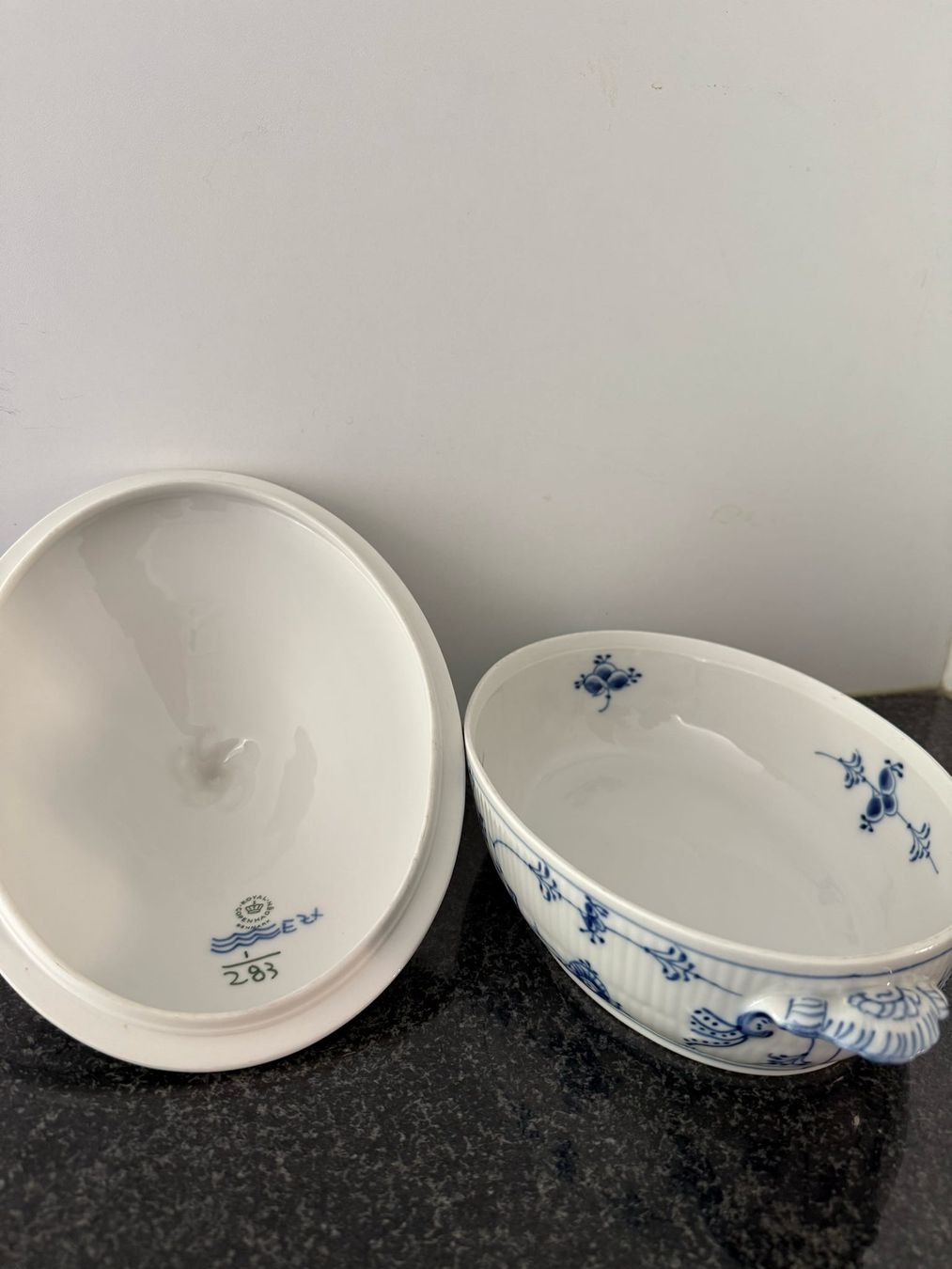 Royal Copenhagen Ciotole: Royal Coppenhagen Servierschüssel mit Deckel – Usato da Schaan venduto da ali_km9b 3