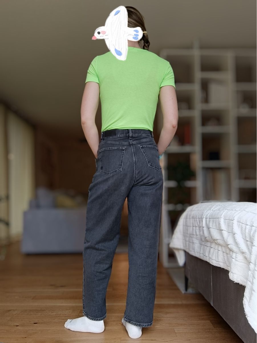 Jeans: FUTUREPEOPLE WIDE LEG JEANS, SCHWARZ – Usato da Zürich venduto da dbu_s8p2 1