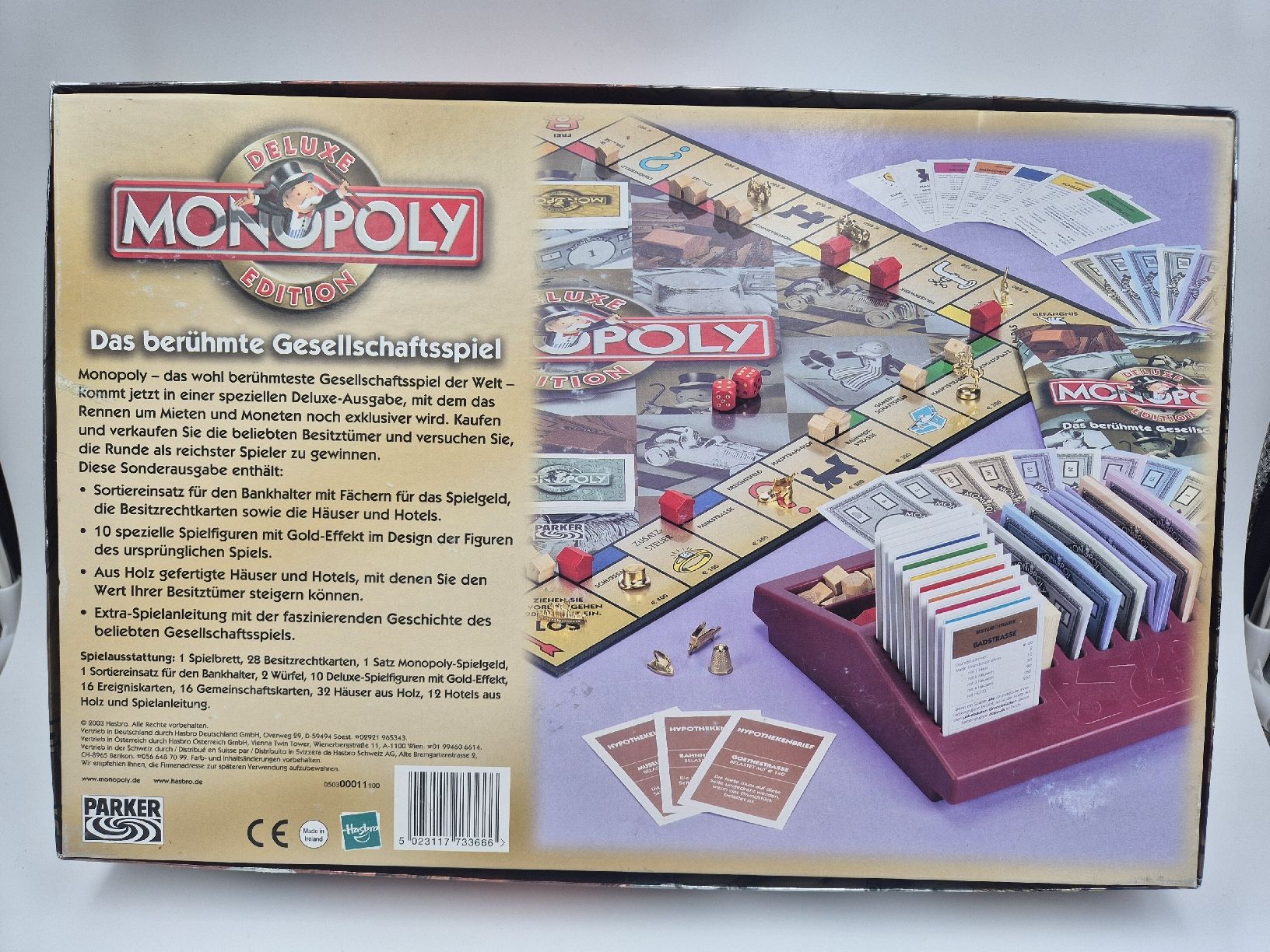 Parker Giochi: Monopoly Deluxe Edition Brettspiel Parker   – Usato da Ettiswil venduto da beekeper13 1