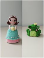 Reversible Handmade Amigurumi Princess and Frog - Crochet🐸
