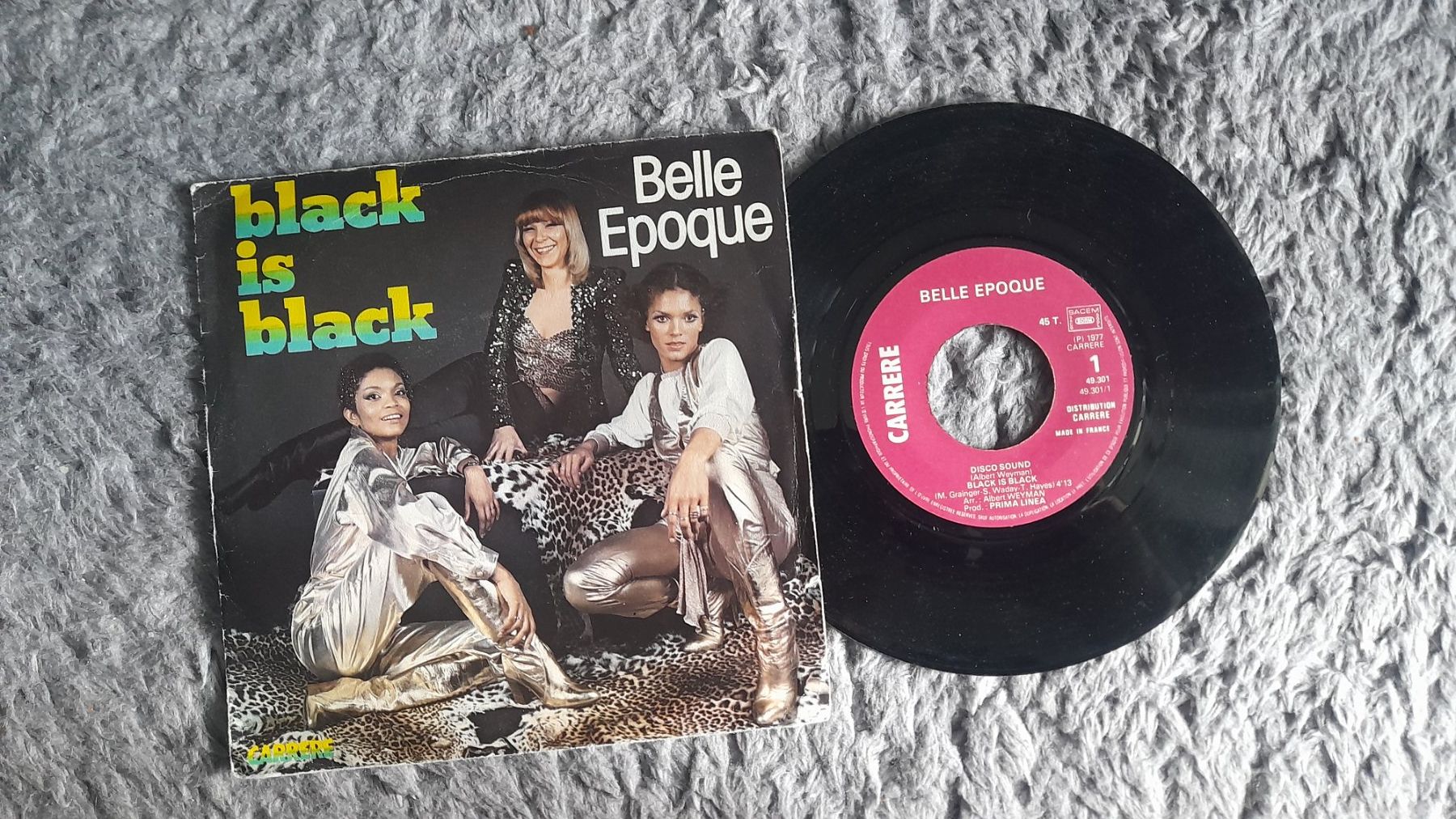Dischi in vinile: BELLE EPOQUE    BLACK IS BLACK    7 VINYL SINGLE – Usato da Wetzikon ZH venduto da Ramones01