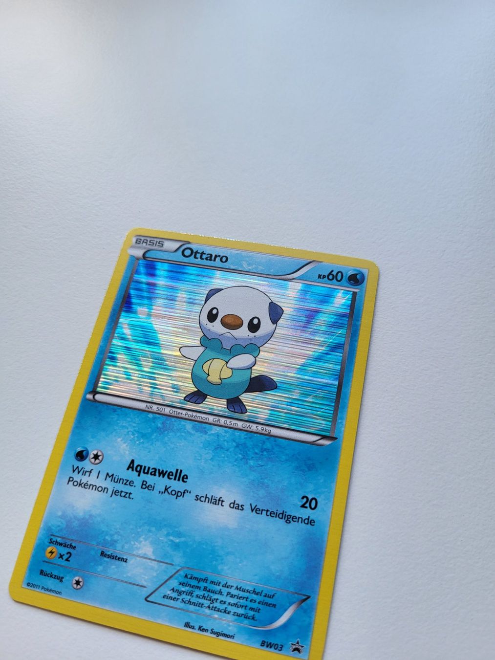 Pokémon Sammelbilder & Trading cards: Ottaro / Oshawott (Black & White Promos BW03) – Gebraucht aus Erlenbach ZH von ram_mjn5 1