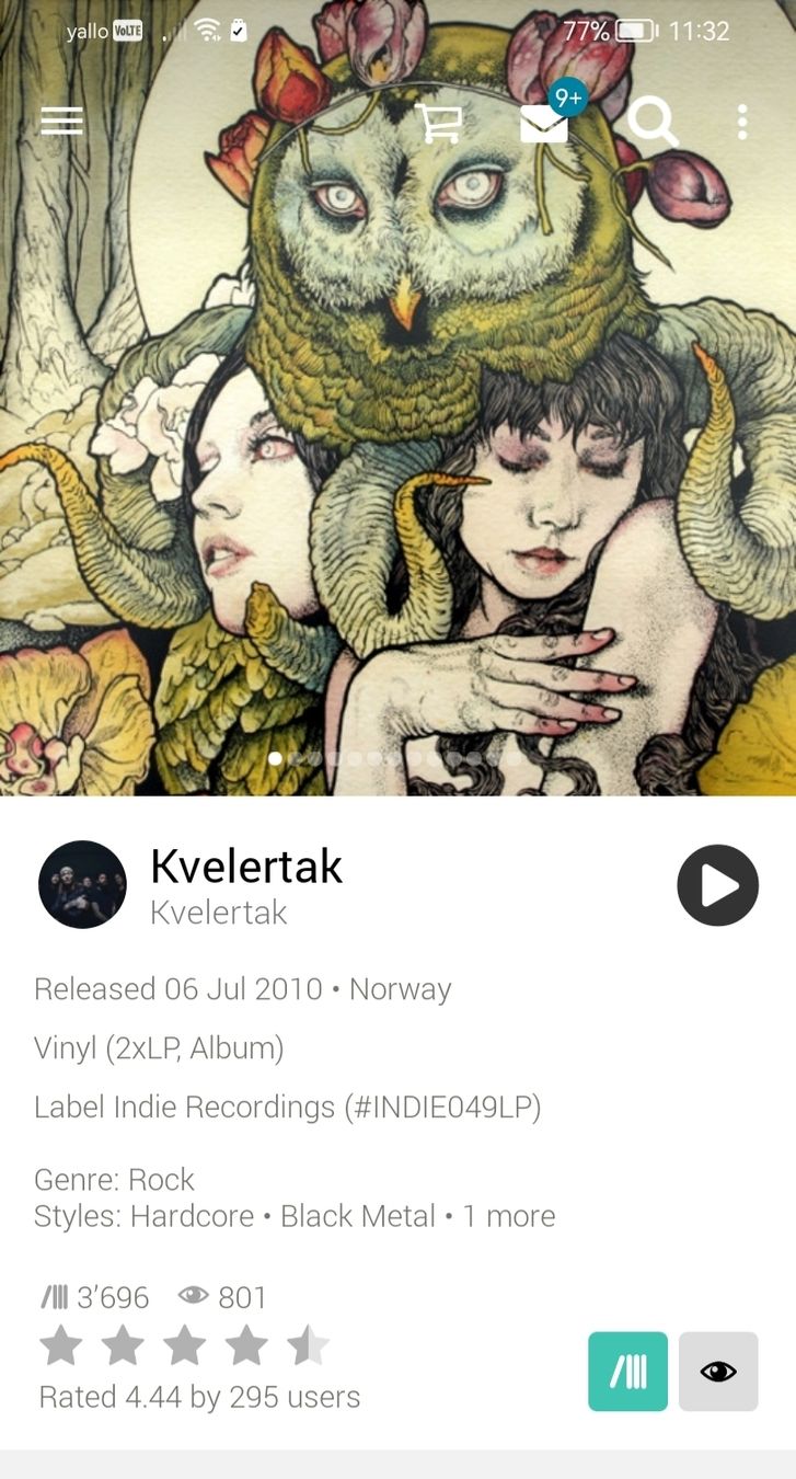 Dischi in vinile: Kvelertak 2er Vinyl 1st press 2010 – Usato da Zuerich venduto da Culoshaker 1