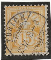 ZÜRICH 29.09.88 auf Zu#63A Mi#56X Vollstempel [11A4]
