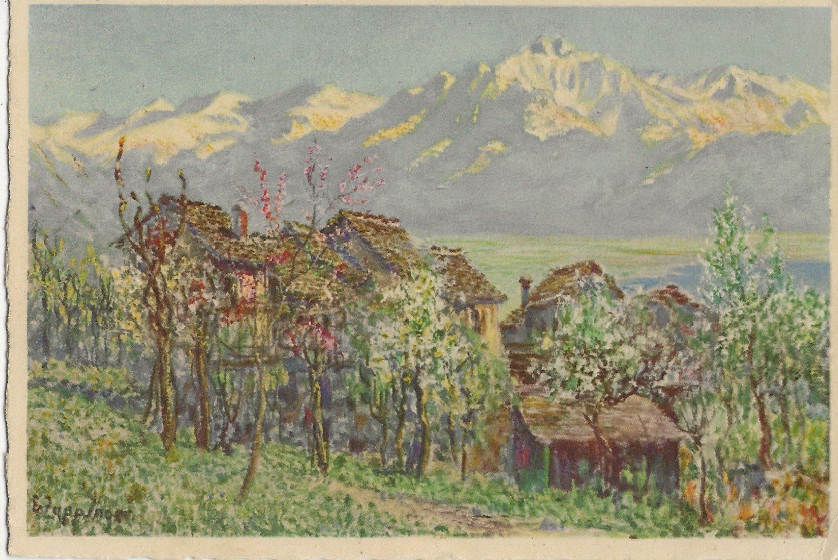 Cartoline postali: Minusio,Künstler,Zuppinger – Usato da Frauenfeld venduto da Merk52