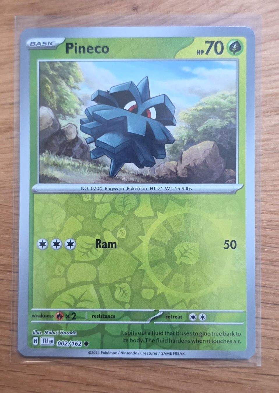 Pokémon Sammelbilder & Trading cards: Tannza (Pineco) 002/162 – Neu (gemäss Beschreibung) aus Arbon von Twist05