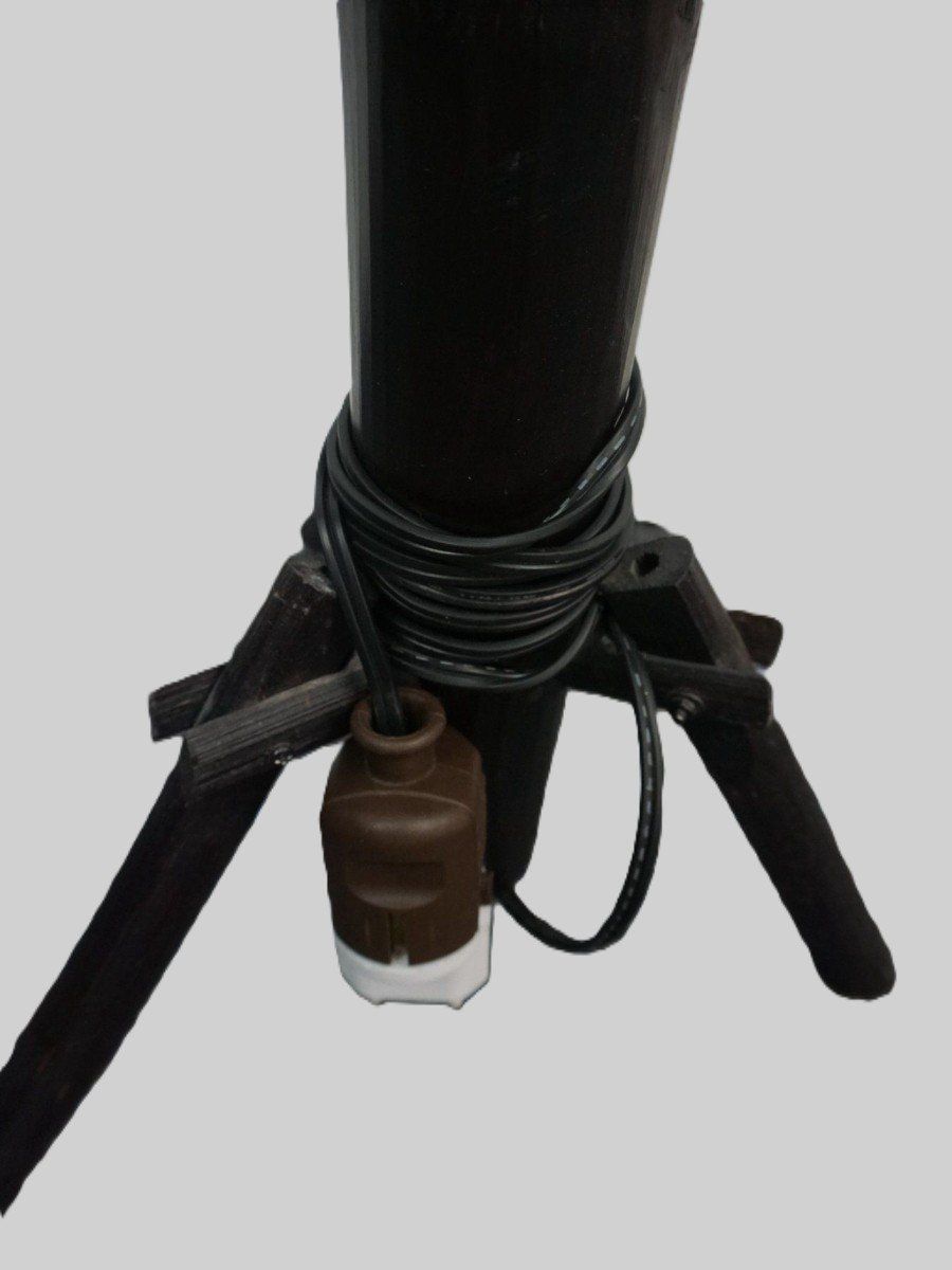 Lampade: Bambus Stehleuchte mit Rattan Abschirmung – Usato da Pratteln venduto da Restwert_Pratteln 3