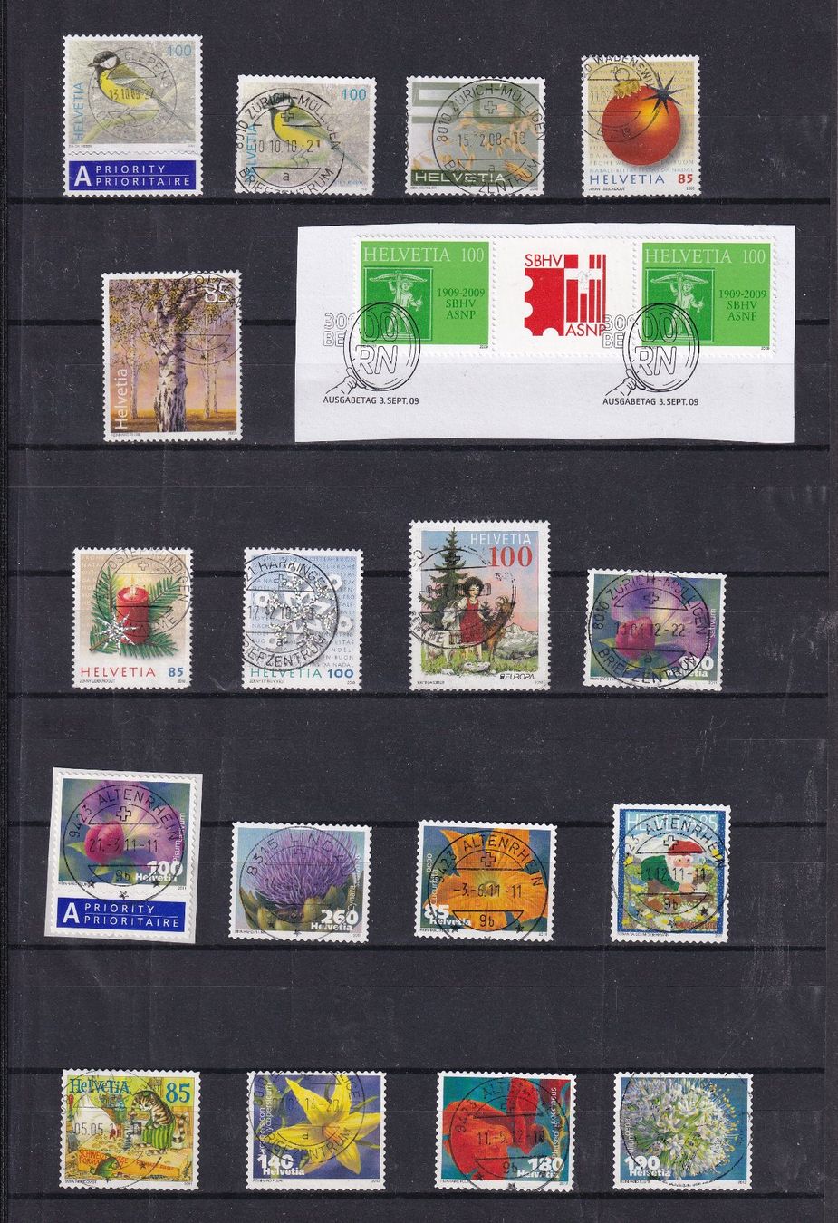 Tutti i francobolli: LOT de Timbres Oblitérations centrales – Usato da Nyon venduto da an54 1