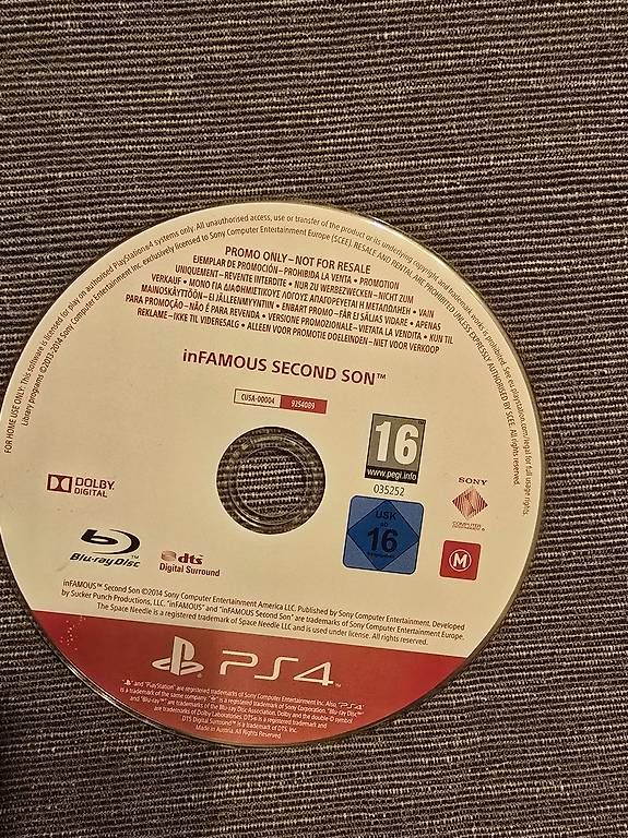 Spiele: inFamous: Second Son (PS4) – Gebraucht aus Dörflingen von PURGE 2