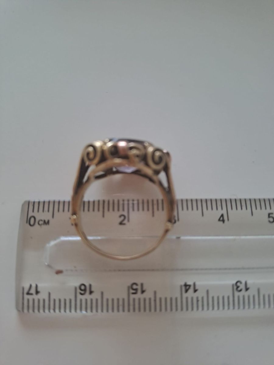 Anelli: Goldring 14 Karat mit Amethyst – Usato da Muri b. Bern venduto da Ameliaa83 7