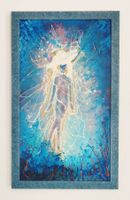 🌙 "Nocturnal Aquatic Goddess"–Magical Acrylic/Oil Original