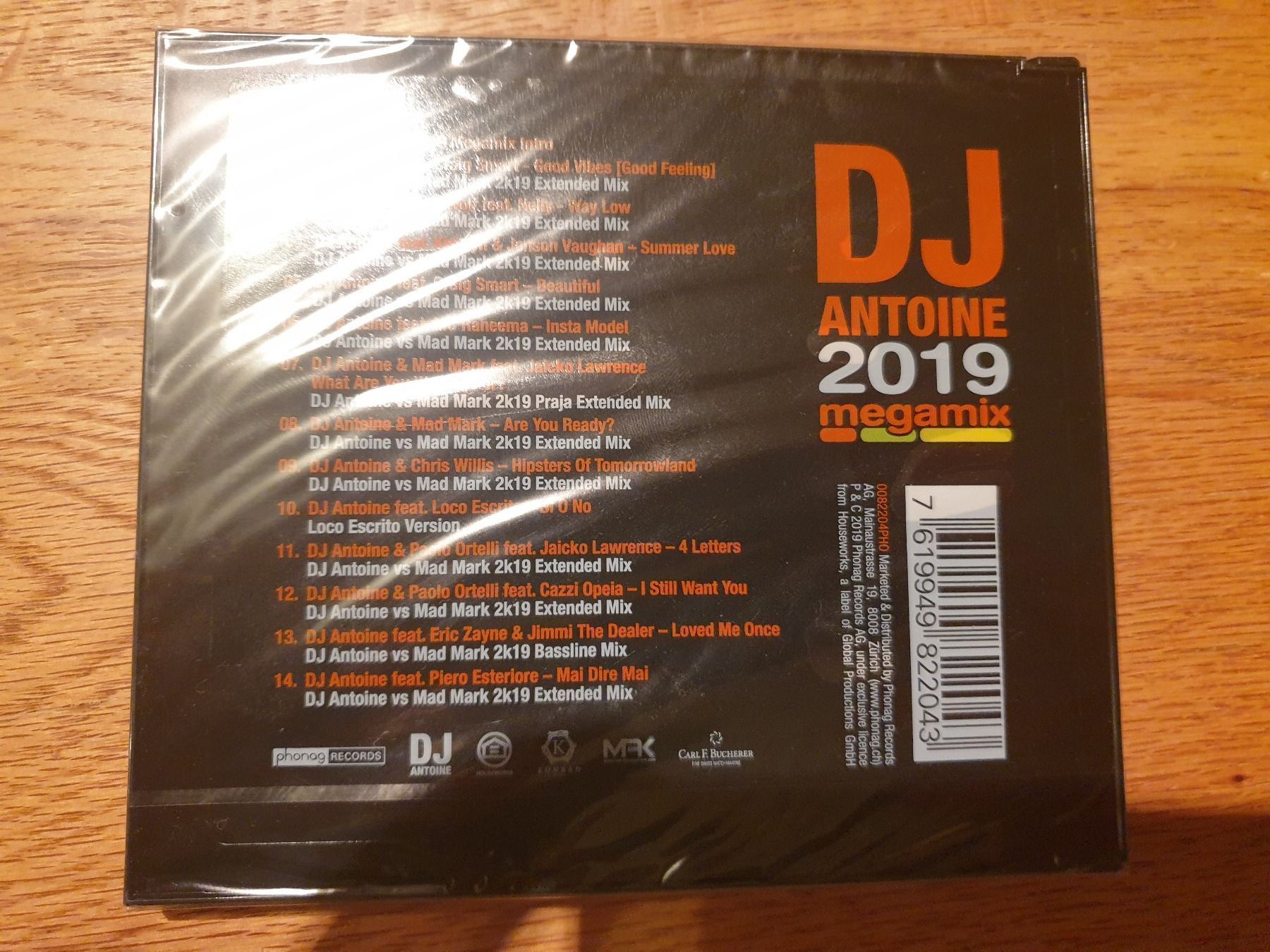 CD: DJ Antoine megamix 2019 – Nuovo e nell'imballaggio originale da St.Gallen venduto da Capsule_Corporation 1