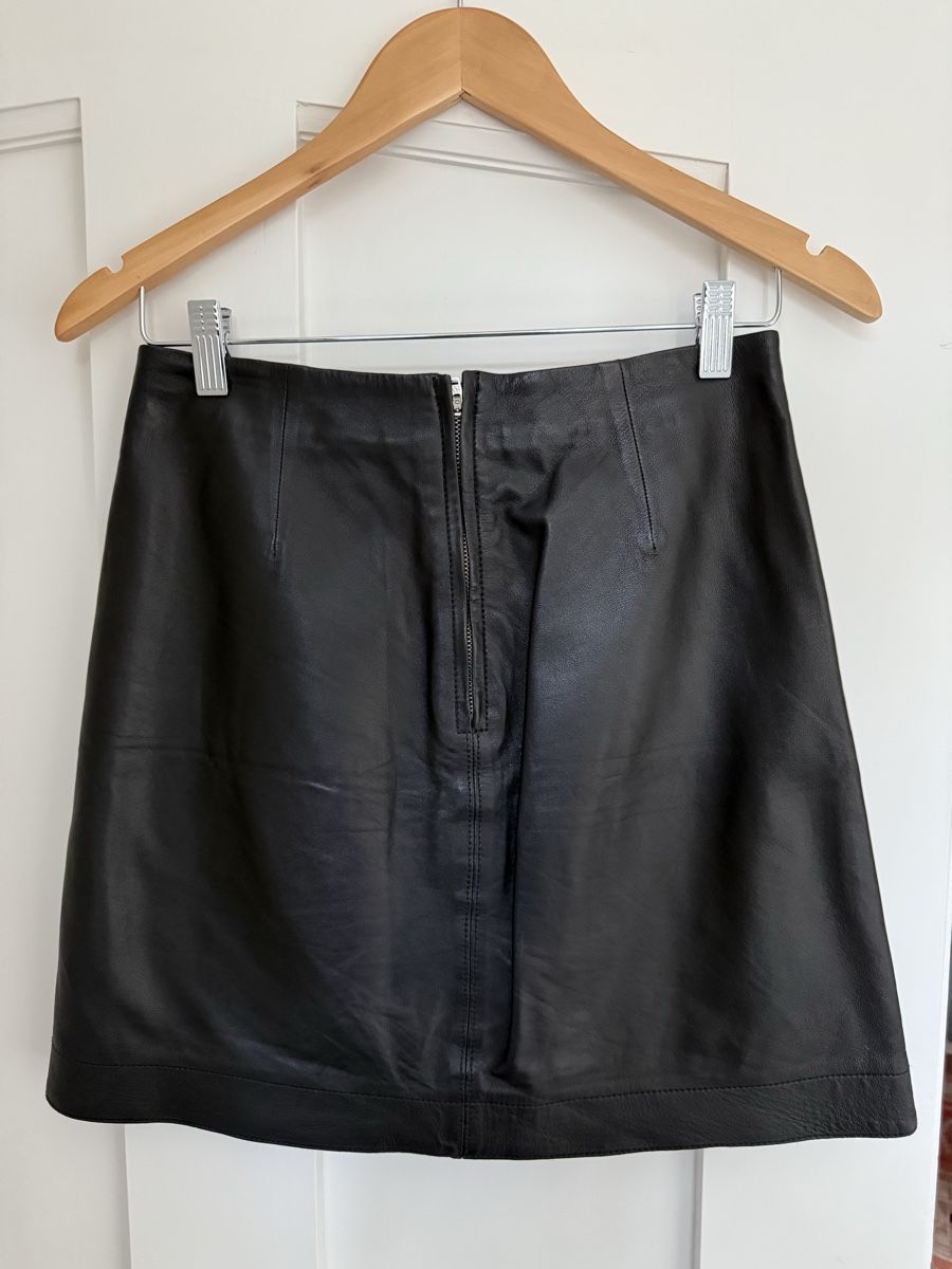 Arket Röcke: Black Leather Skirt Gr. 36 by ARKET – Neu (gemäss Beschreibung) aus Zürich von floridiablanca 1