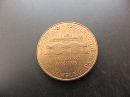 Medaille Hamburg Bau Elbtunnel 1968 - 1975