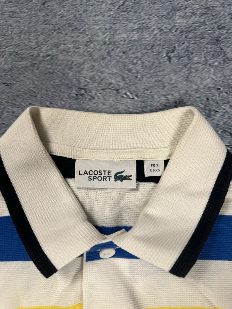 Lacoste Magliette Polo: Lacoste Sport Poloshirt gestreift, – Usato da Luzern venduto da 041Vintage 2