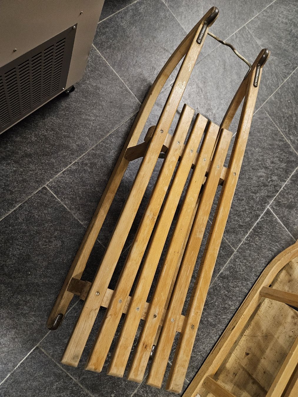 Slitta: Holzschlitten Davoser Schlittenschuh – Usato da Oberburg venduto da znas 2