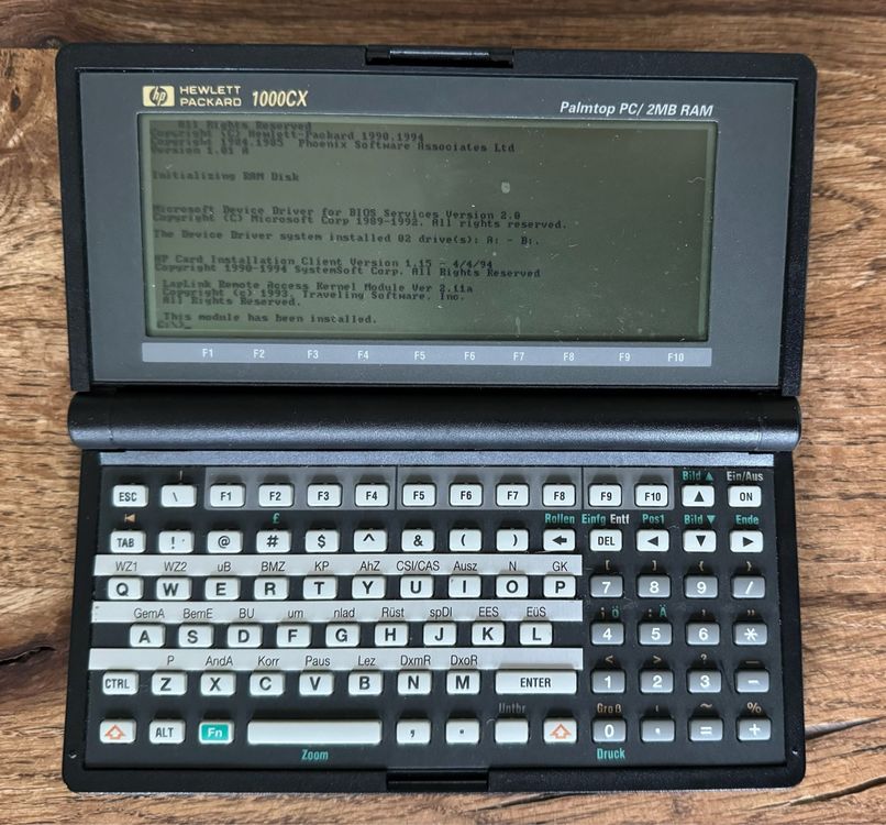 HP 1000cx Palmtop Hewlett Packard | Kaufen auf Ricardo