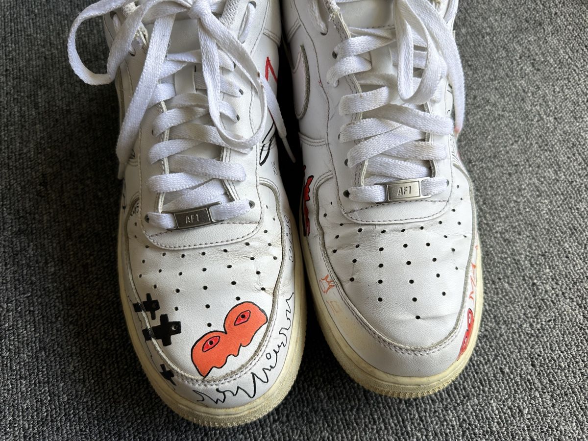 Nike Scarpe da uomo: Nike air Force 1 homme taille 45 blanc – Usato da Bulle venduto da LeMoleson 6