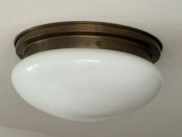 Berliner Messinglampe - Deckenleute aus Messing