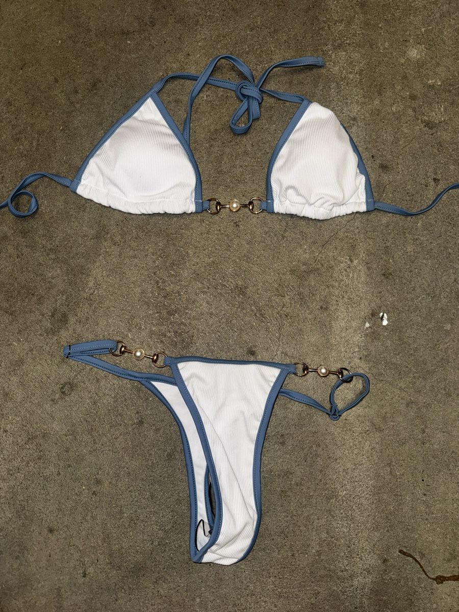 Costumi da bagno & Bikini: triangle bikini white – Nuovo e nell'imballaggio originale da Zürich venduto da forestF4iry