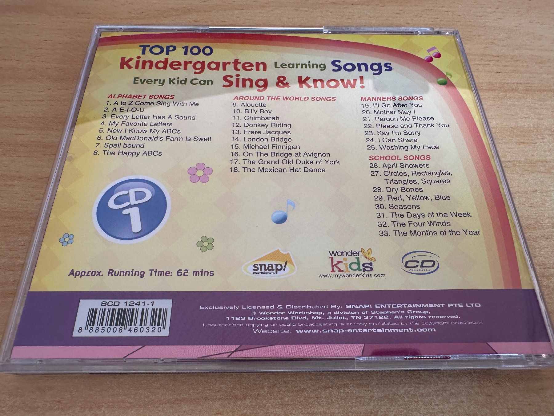CDs: Top 100 Kindergarten Learning Songs Every Kid Can Sing 3 CD – Gebraucht aus Rikon im Tösstal von Alpenmutz 1