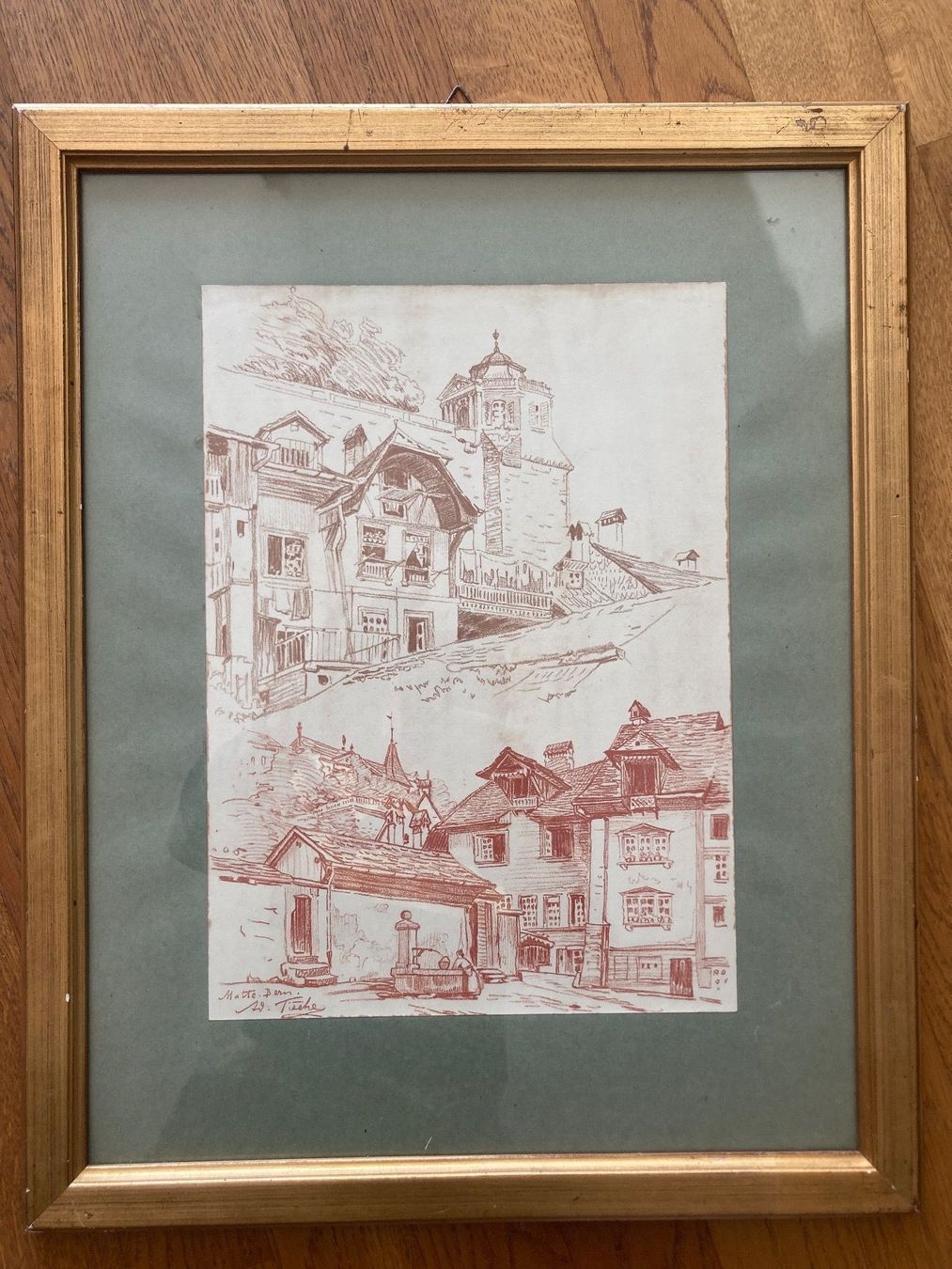 Dipinti: Matte Bern ca. 1908 von Adolf Tièche – Usato da Samstagern venduto da roger039