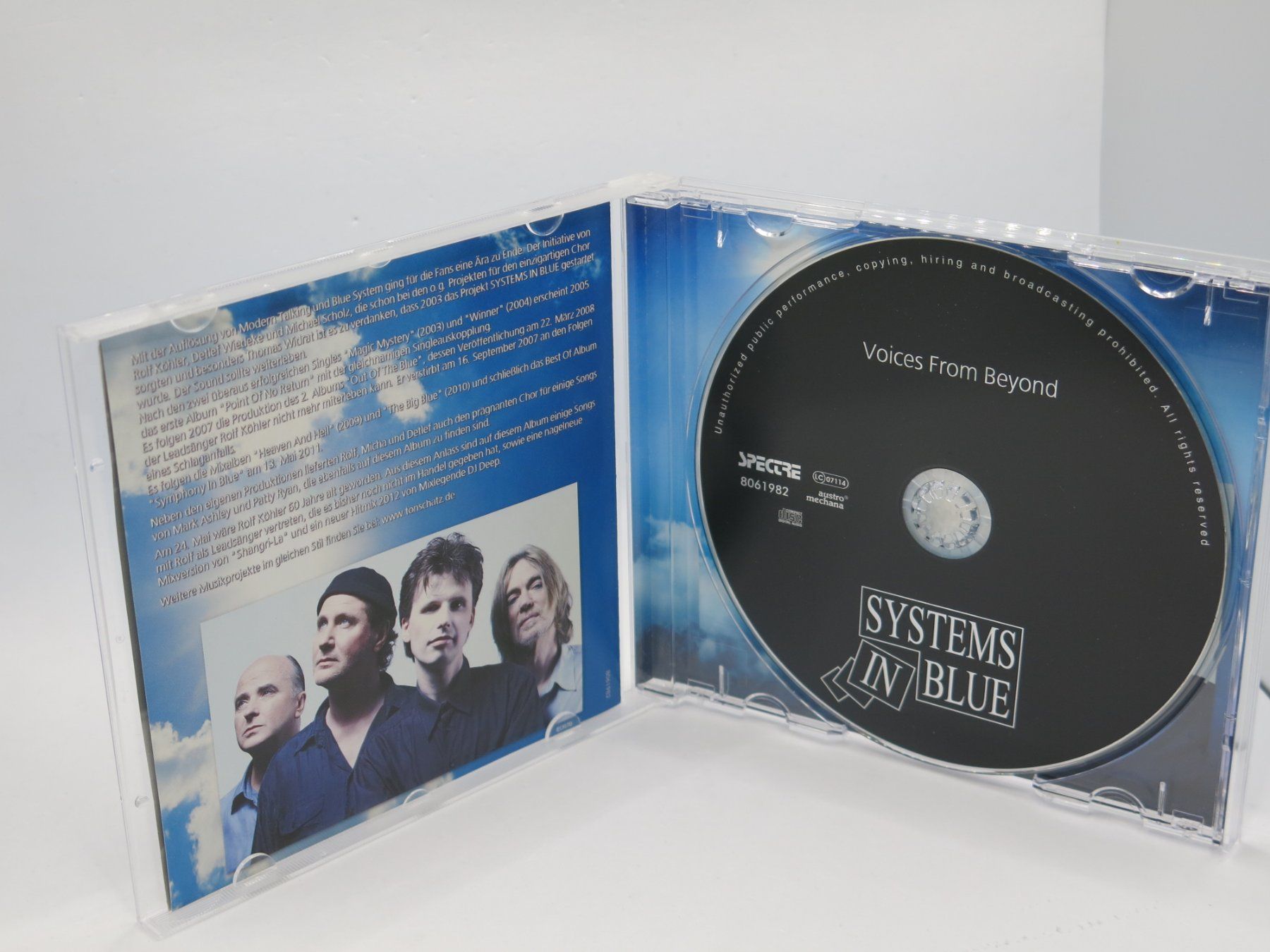 CD: CD Systems In Blue Voices From Beyond /related Dieter Bohlen – Usato da Ernetschwil venduto da luisvonerni 1