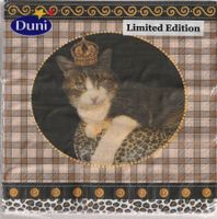 Papierservietten Katze