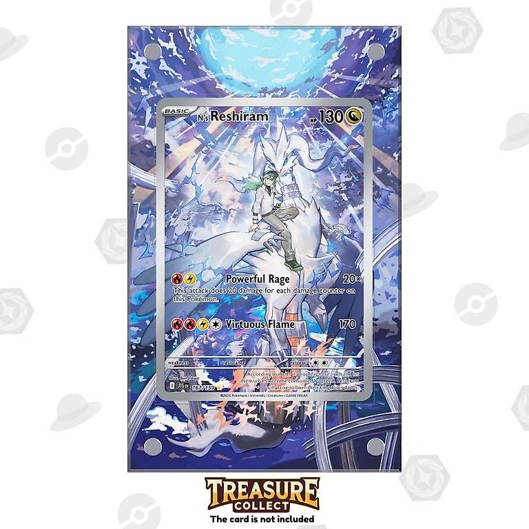 Pokémon Carte collezionabili: N's Reshiram 167/159 - Pokémon Extended Artwork Display Case – Nuovo e nell'imballaggio originale da Canobbio venduto da TreasureCollect