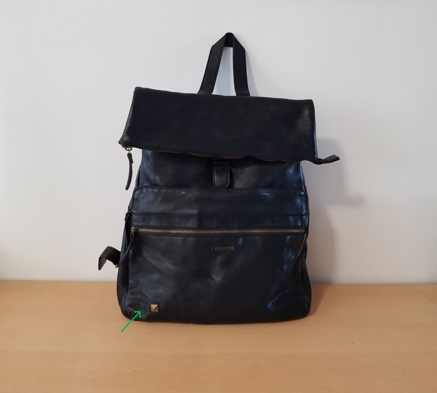 Zaini: Union Code Leder Rucksack – Usato da Basel venduto da Birs868