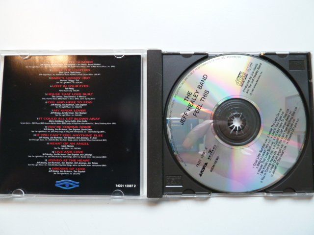 CD: Jeff Healey Band - Feel this – Usato da Au ZH venduto da sikoku 1