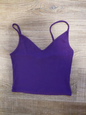 Bershka Top lila Grösse M guter Zustand