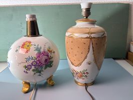 2 X Porzellan-Tischlampen – Bavaria / PMR