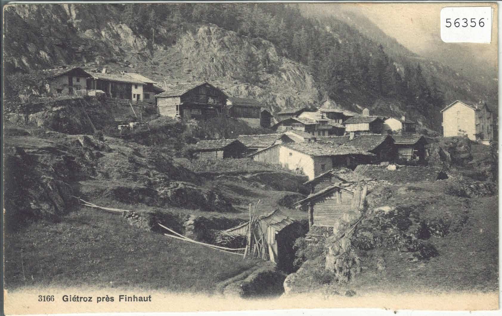 Cartoline postali: Gietroz pres Finhaut – Usato da Ettingen venduto da Kartenplanet
