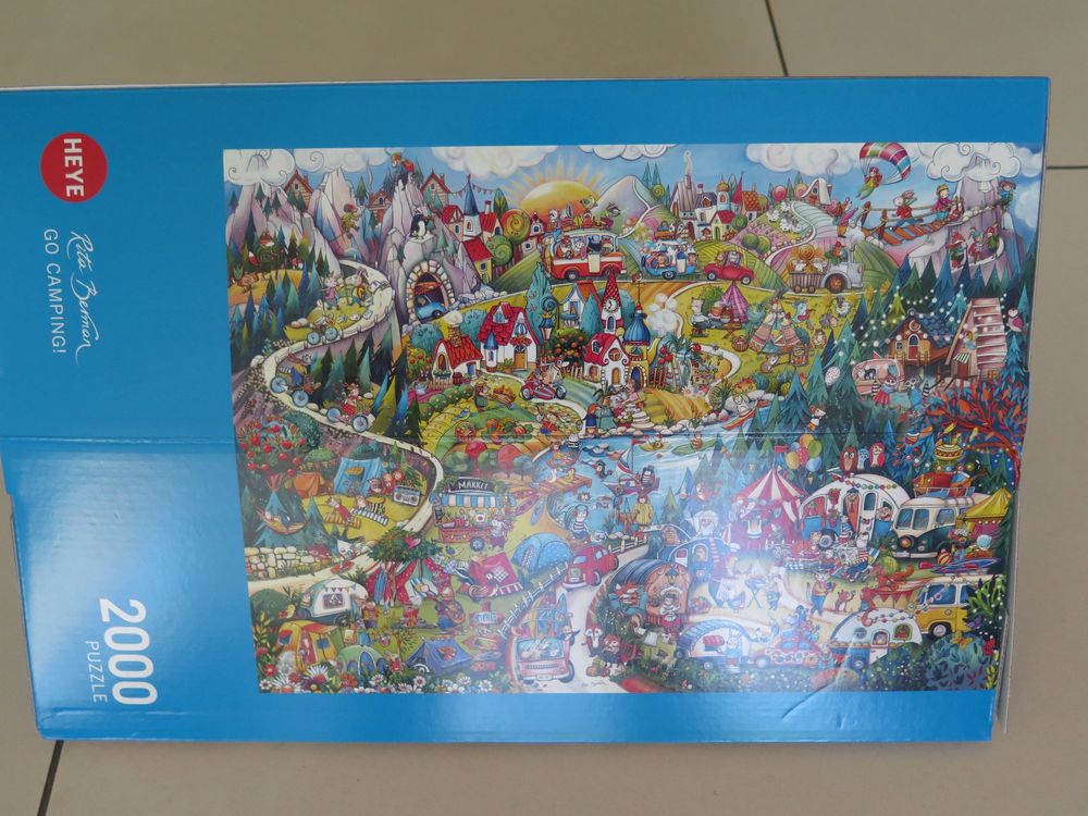 Heye Go Camping! Puzzle 2000 Pezzi – Alta Qualità, Marchio Tedesco, Ideale Per Relax E Sfida - 2