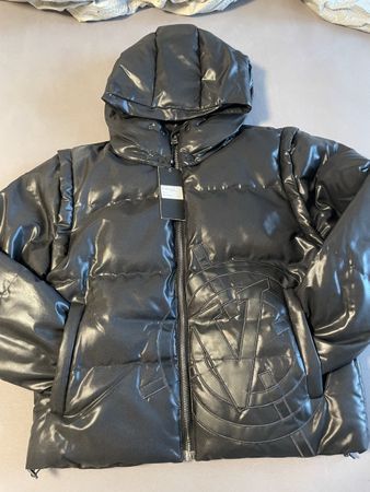 Pufferjacke Vicinity V-Logo Schwarz Grösse S neu